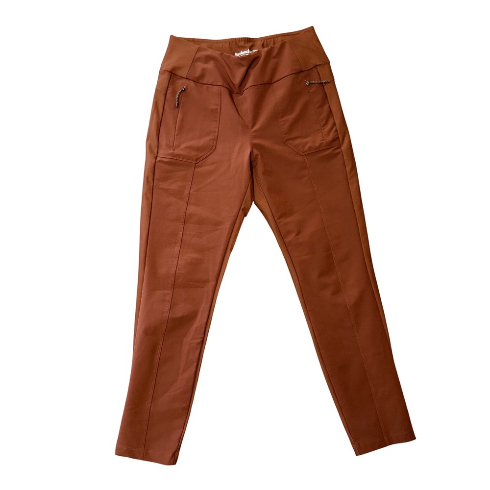 Avalanche Outdoor Supply Pants Womens L Burnt Orange Performance Hiking Stretch